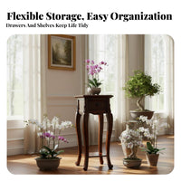 Single Pot Pedestal Floor-Standing Plant Stand robust Duty for Balcony, Gardeners