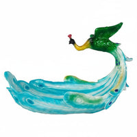 Peacock Fruit Tray Gift Idea Peacock Serving Tray Food Decorative Appetizer Plate for Seafood Display