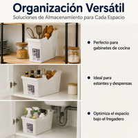 Plastic Storage Box, Narrow Minimalist PP Organizer, 35x11.5x23.5cm, for Cabinet and Home