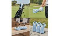 Leopard Print Golf Club Head Cover | luxurious, Golf Club Cover with Embroidery