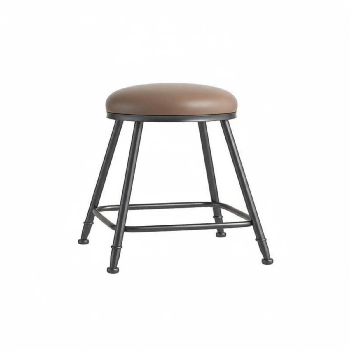 Backless Padded High Stool Comfortable Cushion Padded Backless Stool for Adults