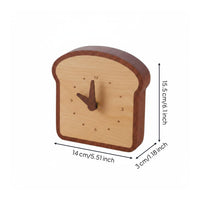 Wooden Desk Wooden Timepiece Printed Numerals Home Decor Point Markers