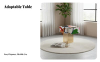 Side Table with Storage Nordic and aesthetic Cartoon Figure Side Table Playful Design