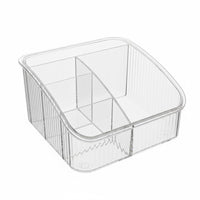 Multi-Compartment Cosmetic Case Transparent Design Multi-Compartment storage organizer