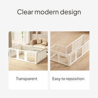 Acrylic Pet Playpen, Tall Modular Dog Fence Panels