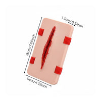 Wearable Wound Simulator Realistic Cut Model Reusable