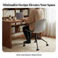 Armless Rolling Chair Quiet Casters Armless Upholstered Rolling Chair