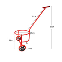 Water Cart Anti-Slip Pull Cart with Wheels Heavy Duty for Garden, Yard, Farmers