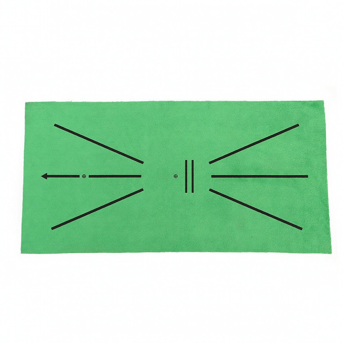 Instant Feedback Golf Practice Mat with Alignment Lines Portable Golf Swing Training Mat Long-Lasting Swing Training Aid Versatile for Golfers