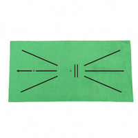 Instant Feedback Golf Practice Mat with Alignment Lines Portable Golf Swing Training Mat Long-Lasting Swing Training Aid Versatile for Golfers