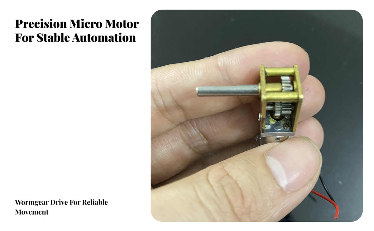High Turning Power Gear Motor With | Vertical Output Shaft, Worm Gear Motor, for Robotics