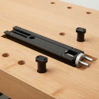 Quick Release Tail Vise Anodized Finish Woodworking Table Clamp for Woodworkers