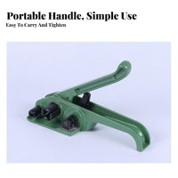 Labor-Saving Woven Strap Tensioning Tool Easy Operation Manual Strapping Tensioner Heavy Duty for Warehouse, Shipping