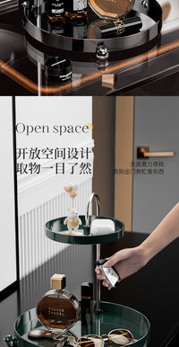 梳妆台装饰品摆件玄关钥匙收纳香水置物架化妆托盘桌面首饰收纳盒