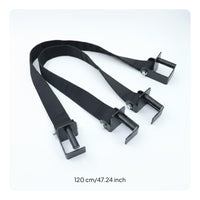 Multi Size Fit Gym Safety Belt Adjustable Barbell Support Strap Snap Hooks for Powerlifters, Weightlifters, Weight Room