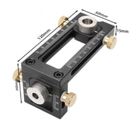 Adjustable Drilling Guide Stainless Steel Woodworking Tool High Precision