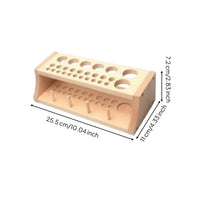 Leather Stamping Tool Rack DIY Assembly for Workshop, Hobbyists