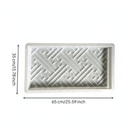 Stepping-Stone Form Embossed Paving Stone Form Shallow Outdoor Building