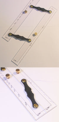 30cm Acrylic Transparent Navigation Ruler