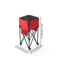 Space-Saving Foldable Storage Rack with Basin Multiuse Collapsible Camping Sink Sturdy Sink Tub BPAcomplimentary for Campers