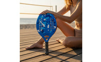 Carbon Fiber Beach Paddle Shock Absorption Seaside Paddle Sport Paddle High Stability for Outdoor, Vacation