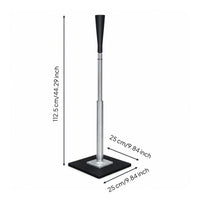 Batting Tee with Rubber Top Tapered Baseball Tee with Rubber Top Freestanding Stand for Garage