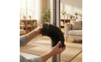 Heating Flue tube Elbow Corrugated Chimney Flue Elbow Heat-Resistant Fitting for Home Improvers