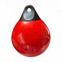 Boat Fender Ball Round Inflatable Buoy 4 Mm Thick PVC Buoy Glossy Red Open Water Swimming Float