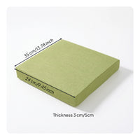 Chair Cushion with Ties Padded Seat Cushion with Ties Soft Long-Lasting for Students, Office Chairs, Stools