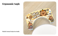 Capybara Squatting Aid Ergonomic Posture assistance Toilet Stool Non-Slip for children