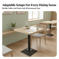 Table and Seating set Modern Minimalist & design for refreshment counters, Cafeterias