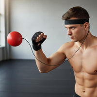 Improves Reaction Speed Boxing Reflex Ball High Elasticity Headband Boxing Ball Portable for Combat Artists, Beginners, Home Gym