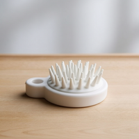 Japanese Scalp Massager Shampoo Brush Silicone Head Scrubber for Hair Care and Meridian Stimulation