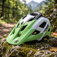 Mountain Bike Helmet in-Molded Construction Bike Helmet with Visor Vented for Cyclists, Commuters, Trail Riding, Commuting