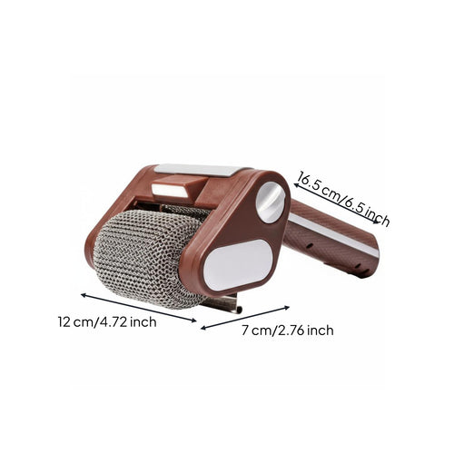 Electric Grill Brush Wireless Stainless Steel Roller Brush for Barbecue, Outdoor