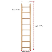 Parrot Stand with Single Straight Wood Perch, Portable Medium Bird Stand for Training, Indoor Bird Play Stand and Outdoor Wooden Bird Perch
