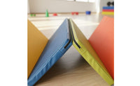 Foldable Folding Tumbling Mat Thick Padded Rainbow Kids Mat Easy to Storable Eco-Friendly for Toddlers, Infants, Playroom, Daycare
