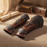 Forearm Bracers Battle Arm Bracers Comfortable Costume Wear for Larpers, Cosplay, Historical Fairs