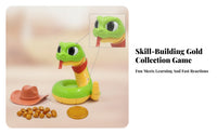 Molded Plastic Coiled Snake Toy Gift Box Electric Prank Snake Toy