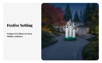 Inflatable Inflatable Specter with LED | Inflatable Decoration with LED Lights, for Yard