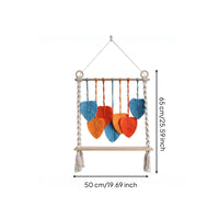 Leaf Wall Tapestry Shelf Space Saving Macrame Wall Hanging Shelf Cotton Cord