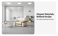 Single-Person Business Couch Professional Appearance Reception Armchair Modern Design Wood Frame Accent for Corporate Clients