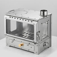 Stainless Steel Folding Camping Wood Stove