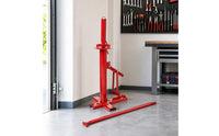 Heavy-Duty Manual Tire Changer Floor-Mounted Tire Changer with Pry Bar Compact Rim Lifter Sturdy for Workshops