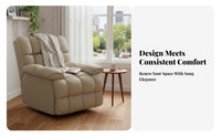 Reclining Design Upholstered rotating Armchair Multi-Functional Upholstered Armchair Small Space accommodating Single Sofmodern stylish for Apartment Dwellers, property owners, Students, Living Room, Bedroom, studying alcove, Office