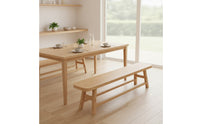 Solid Wood Wooden Bench Modern Dining Bench Natural Furniture Multi-Purpose
