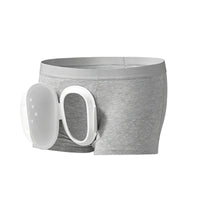 Breathable Circumcision Boxer Briefs Skin-Friendly Recovery Underwear Lightweight Underwear with Safeguarding Cup Low-Key for Post-Op Patients