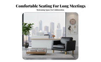 Modern Design 3-Seater Sofa, Armchair and Coffee Table three-piece set Minimalist design3Seater Sofa Business stylistic Reception Set Comfortable Cushioning for Hoteliers, Office Managers, property owners, Hotel Lobby, Waiting Room, Apartment