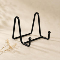 6 Pieces Wire Display Easel Minimalist Metal Frame Stand Polished Edges for Desk