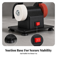 Blade Sharpening Tool Compact Two-Wheel Wheel Sharpening Tool Electric Grinder Suction Base